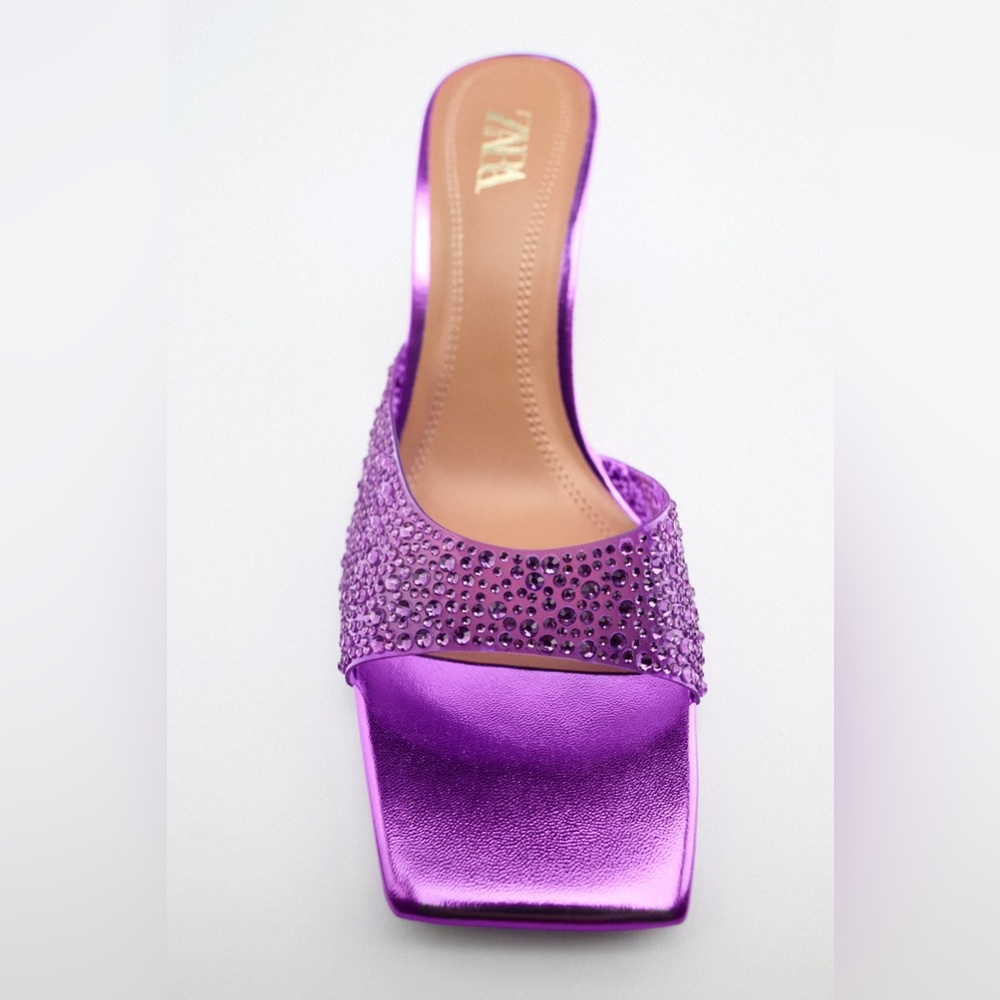 ZARA Rhinestone Sandals - Picture 3 of 7